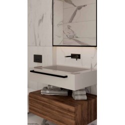 Εντοιχισμένη Μπαταρία Νιπτήρα Modea Eclipse 00-02016/B Μαύρη Ματ